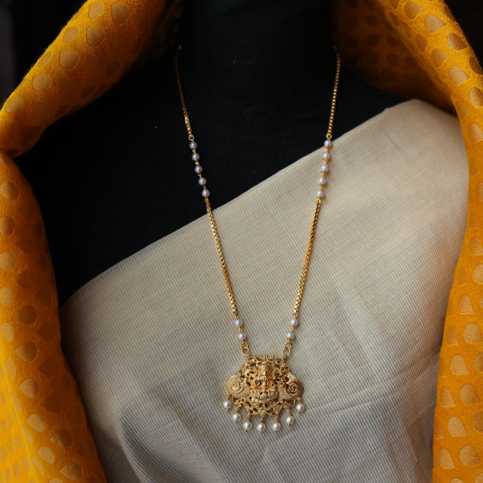 Heritage gold plated padakam necklace HP708