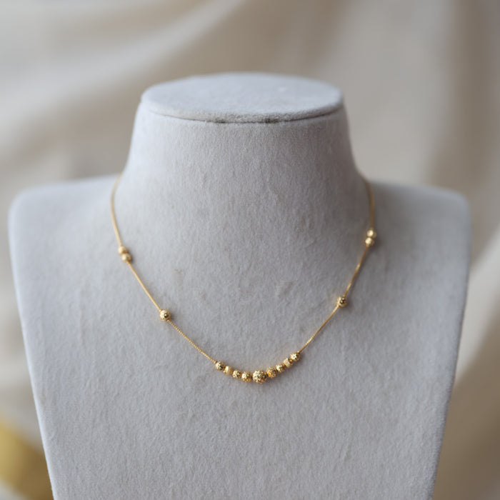 Heritage gold plated short chain HC6445