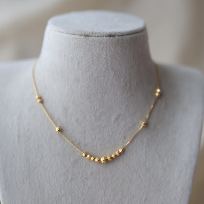 Heritage gold plated short chain HC6445