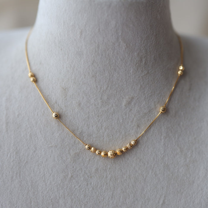Heritage gold plated short chain HC6445
