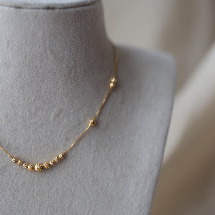 Heritage gold plated short chain HC6445