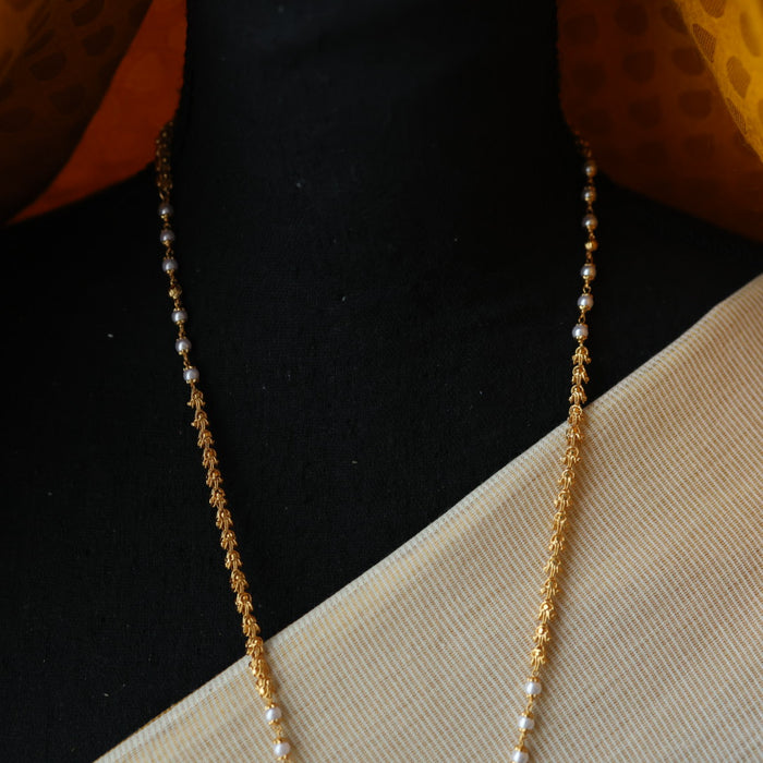 Heritage gold plated padakam necklace HP6978