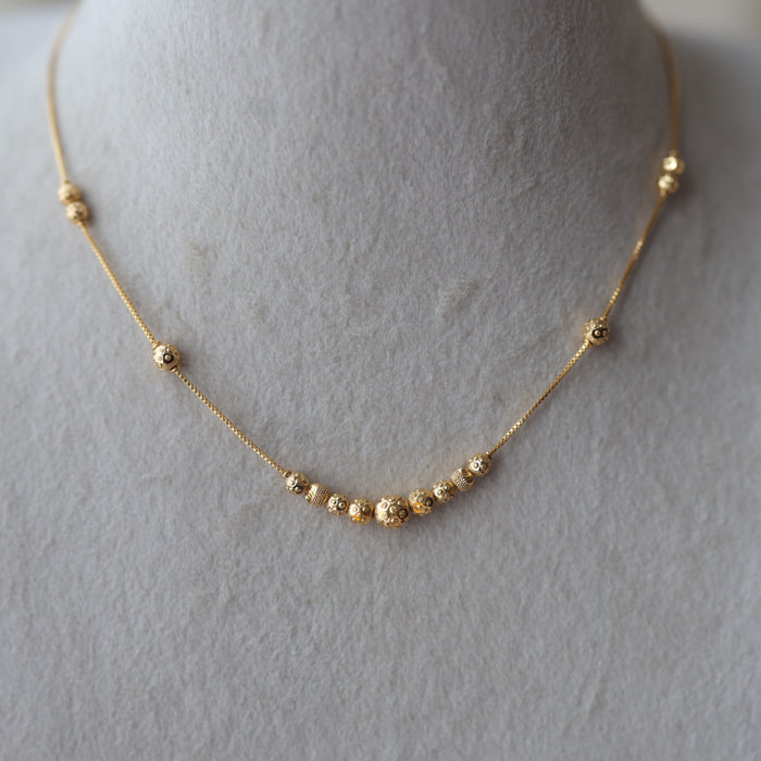 Heritage gold plated short chain HC6445