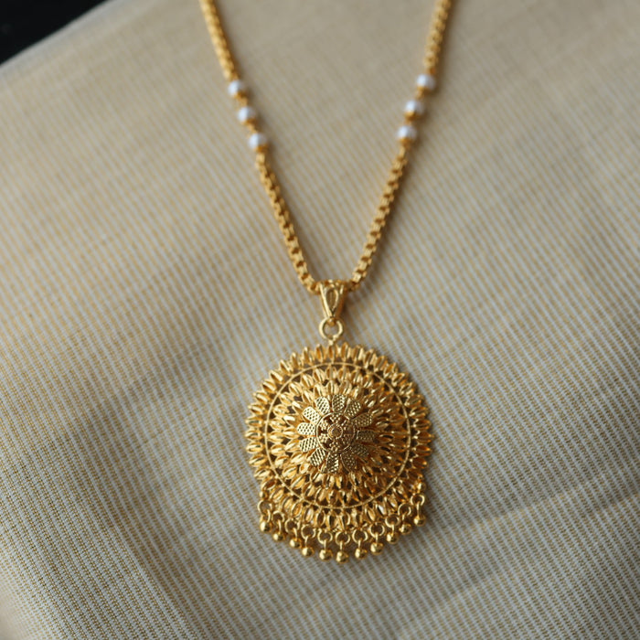 Heritage gold plated padakam necklace HP6976