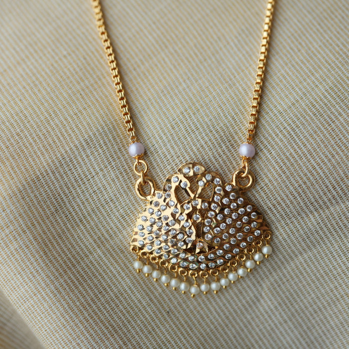 Heritage gold plated padakam necklace HP6977