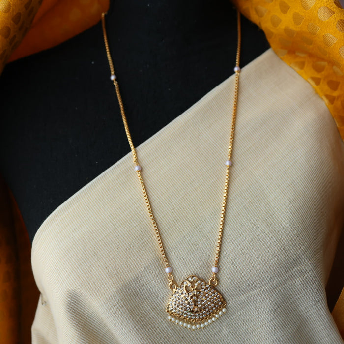Heritage gold plated padakam necklace HP6977