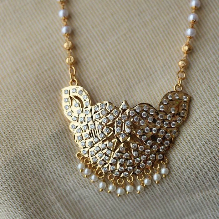 Heritage gold plated padakam short necklace HP6718