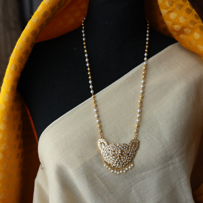 Heritage gold plated padakam short necklace HP6718