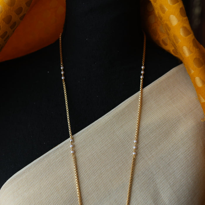 Heritage gold plated padakam necklace HP6923