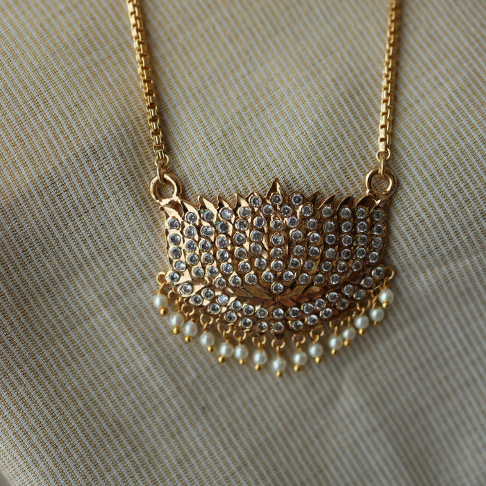 Heritage gold plated padakam necklace HP6923