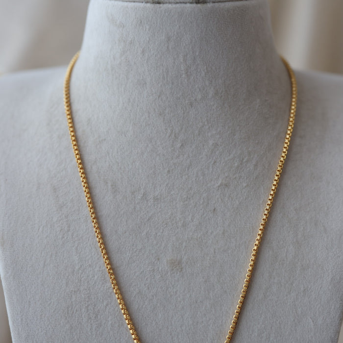 Heritage gold plated long pendant set necklace HPC122