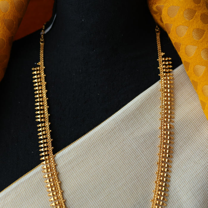 Heritage gold plated long necklace HL356