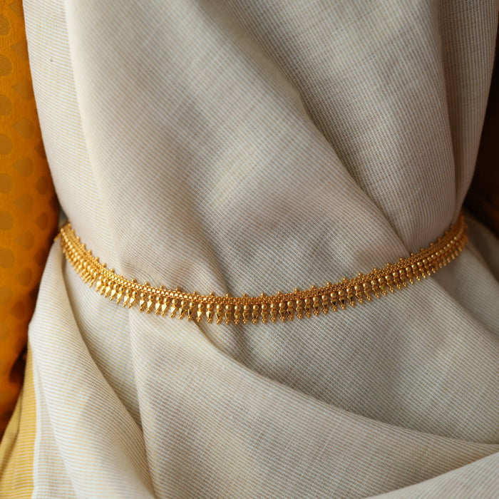 Heritage gold plated long necklace HL356