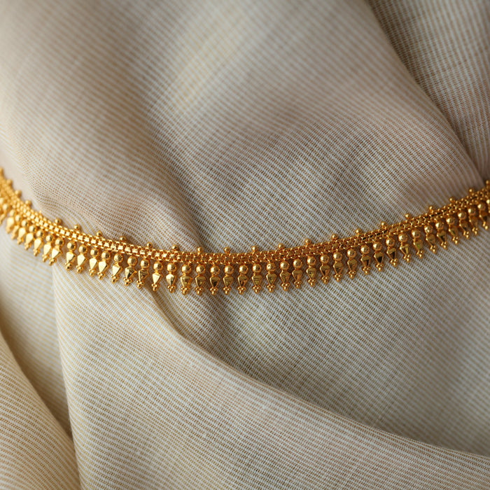 Heritage gold plated long necklace HL356