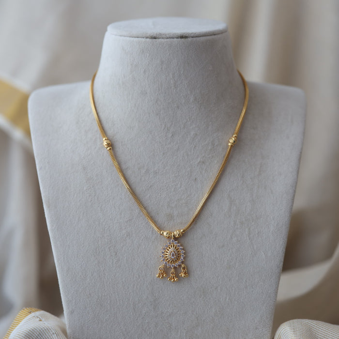Heritage gold plated pendant chain HPC00131