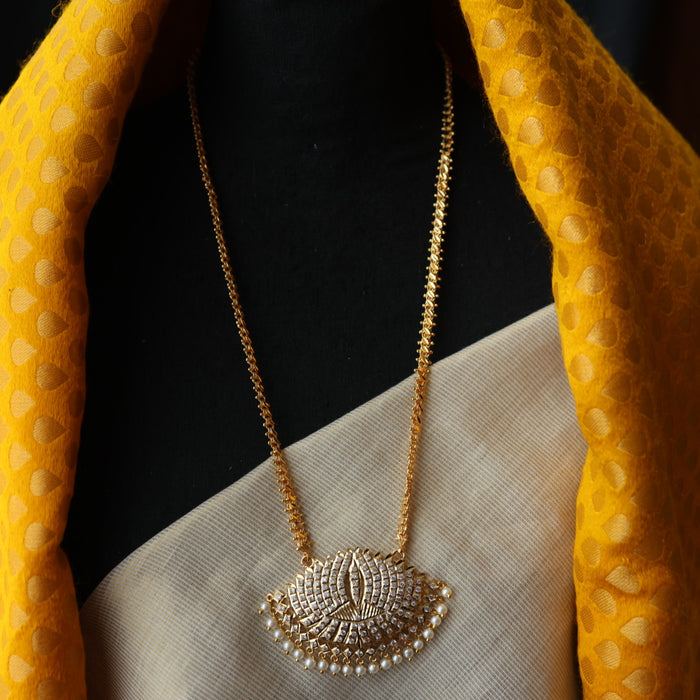 Heritage gold plated padakam necklace HP235