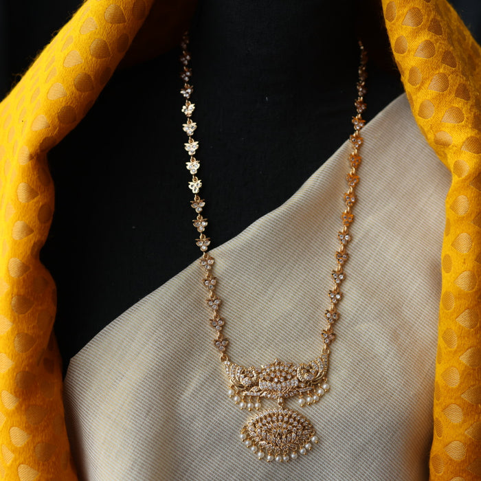 Heritage gold plated padakam necklace HP234