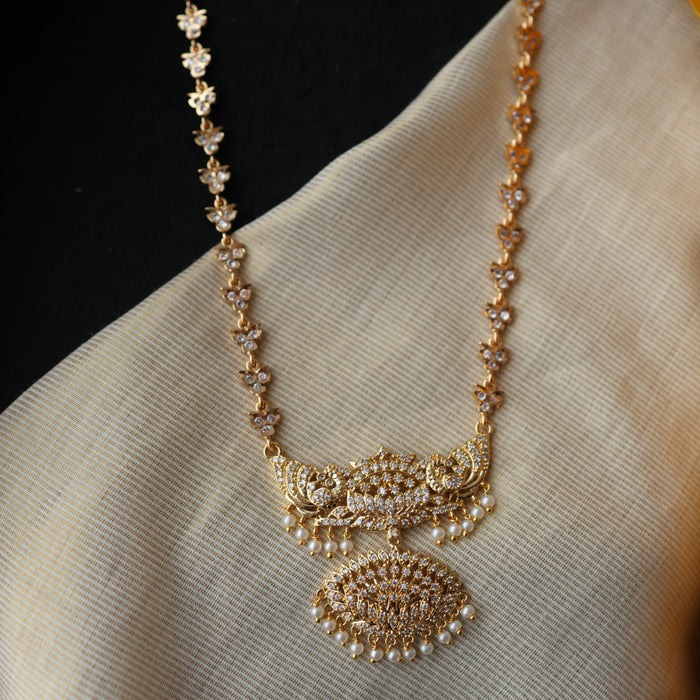 Heritage gold plated padakam necklace HP234