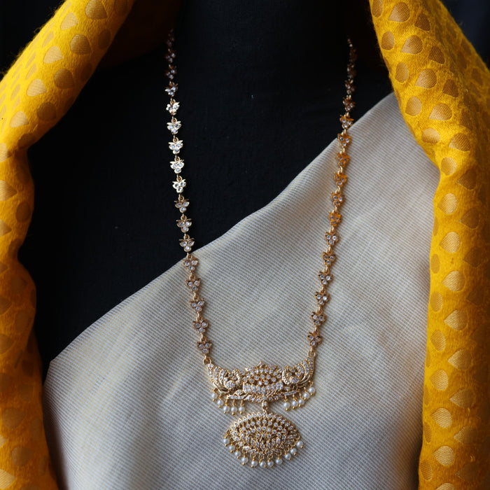 Heritage gold plated padakam necklace HP234