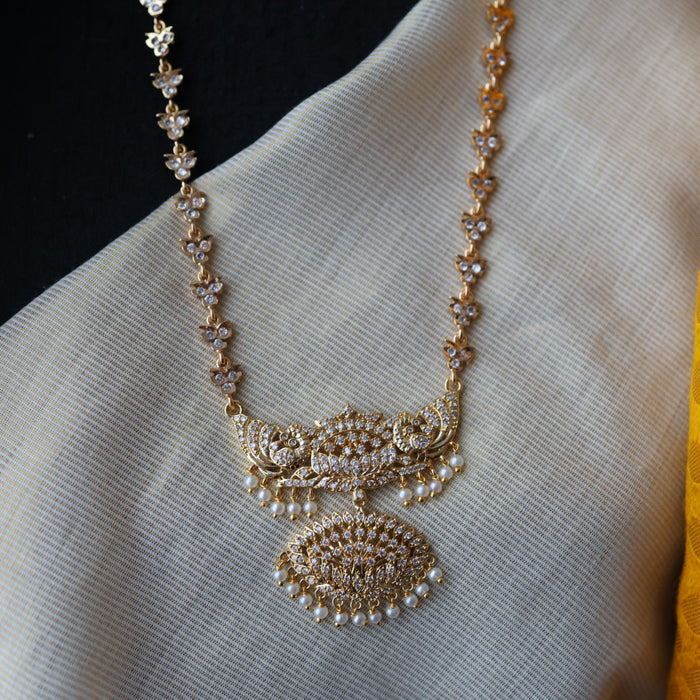 Heritage gold plated padakam necklace HP234