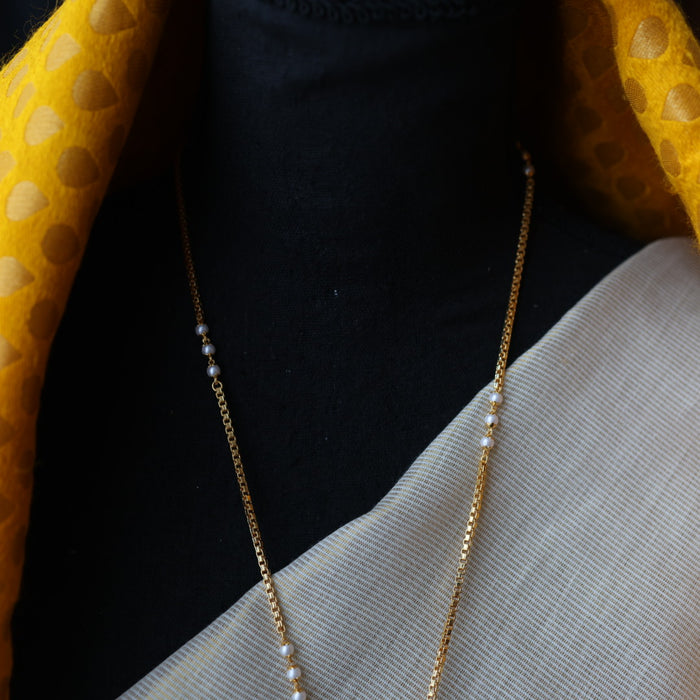 Heritage gold plated padakam necklace HP236