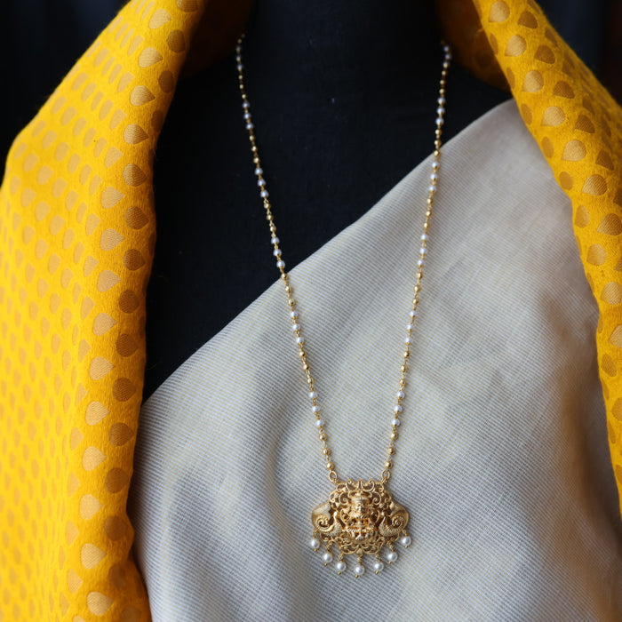 Heritage gold plated padakam necklace HP239