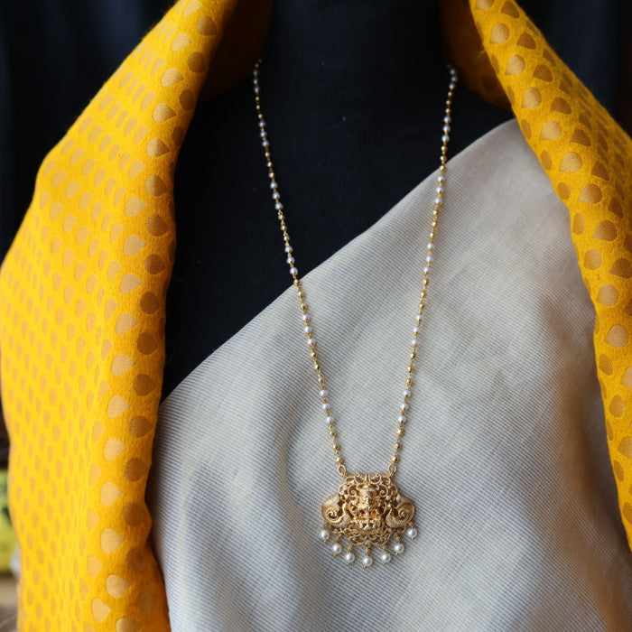 Heritage gold plated padakam necklace HP239