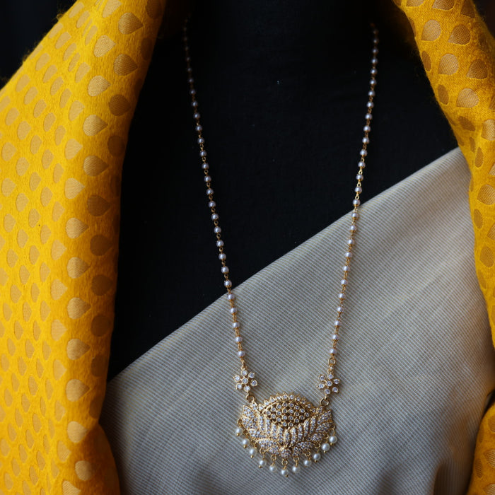 Heritage gold plated padakam necklace HP2344