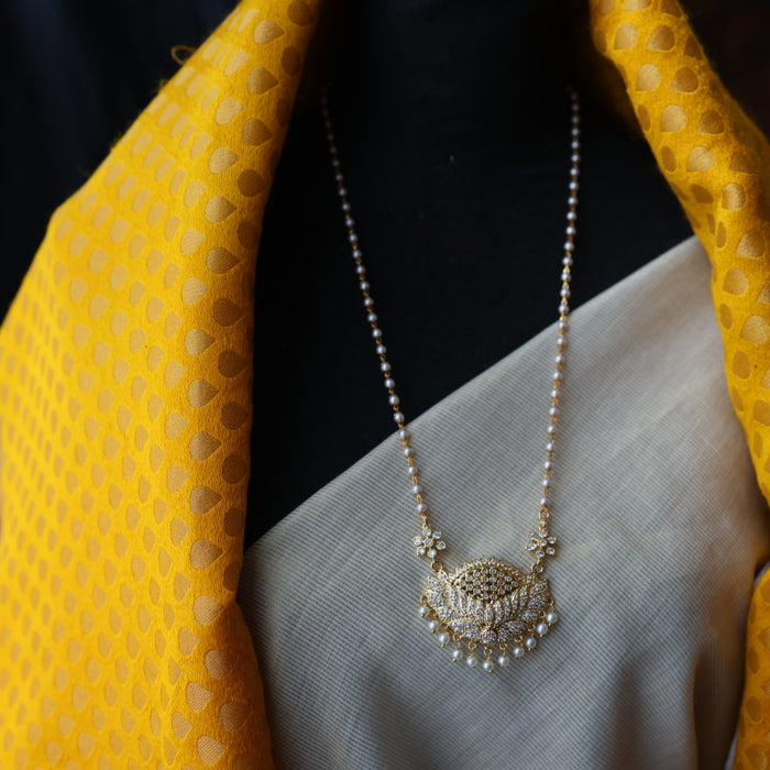 Heritage gold plated padakam necklace HP2344