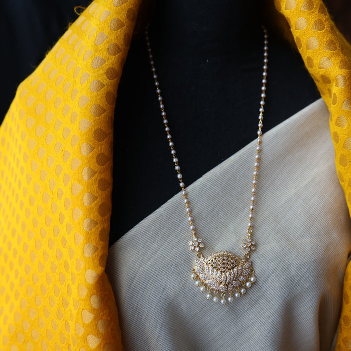 Heritage gold plated padakam necklace HP2344