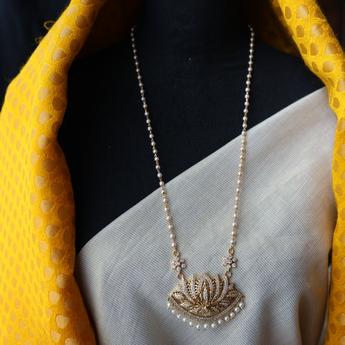 Heritage gold plated padakam necklace HP2455