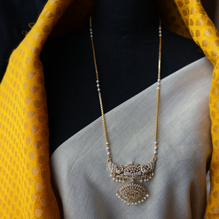 Heritage gold plated padakam necklace HP2134