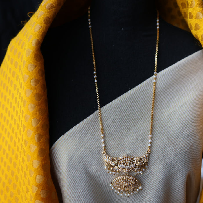 Heritage gold plated padakam necklace HP2134