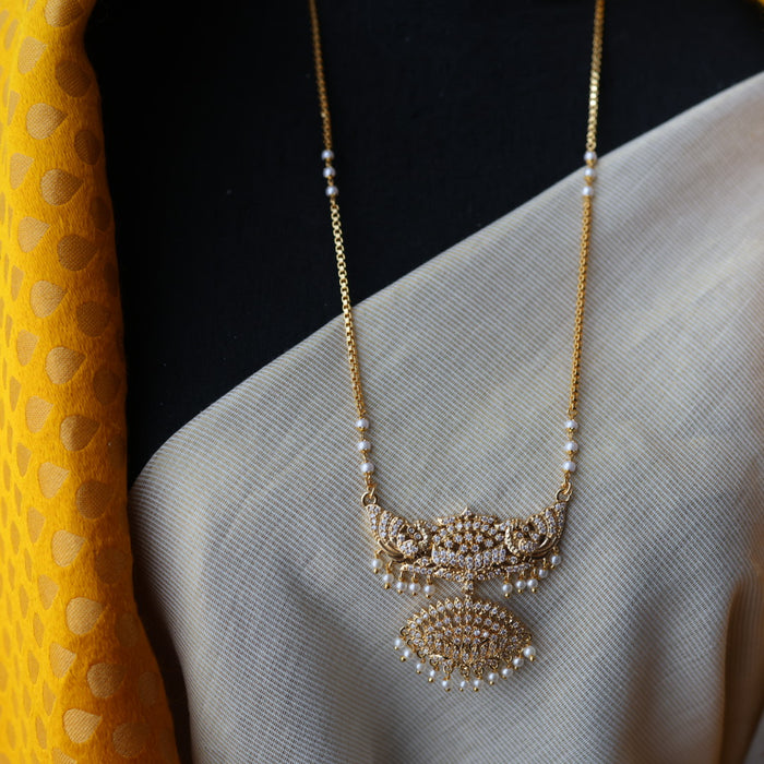 Heritage gold plated padakam necklace HP2134