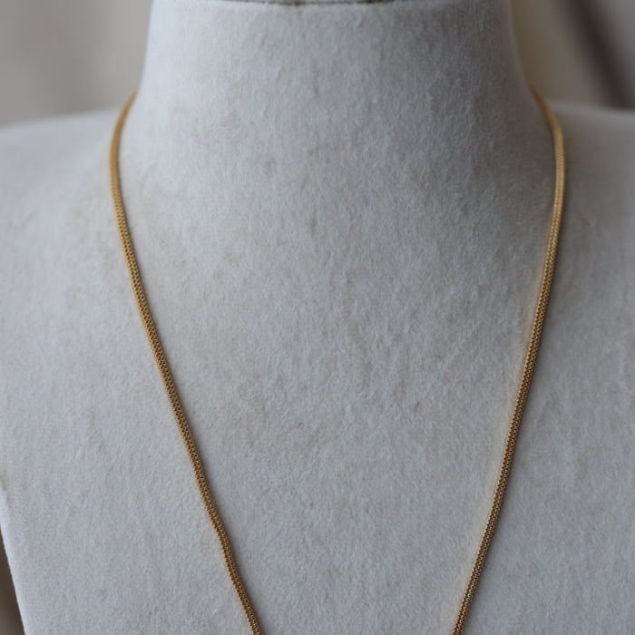 Heritage gold plated short padakam necklace H112