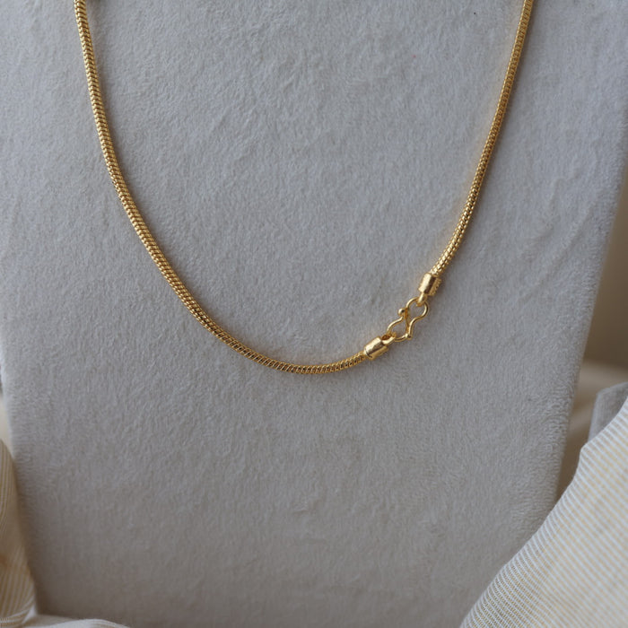Heritage gold plated white stone kodi chain HC2011