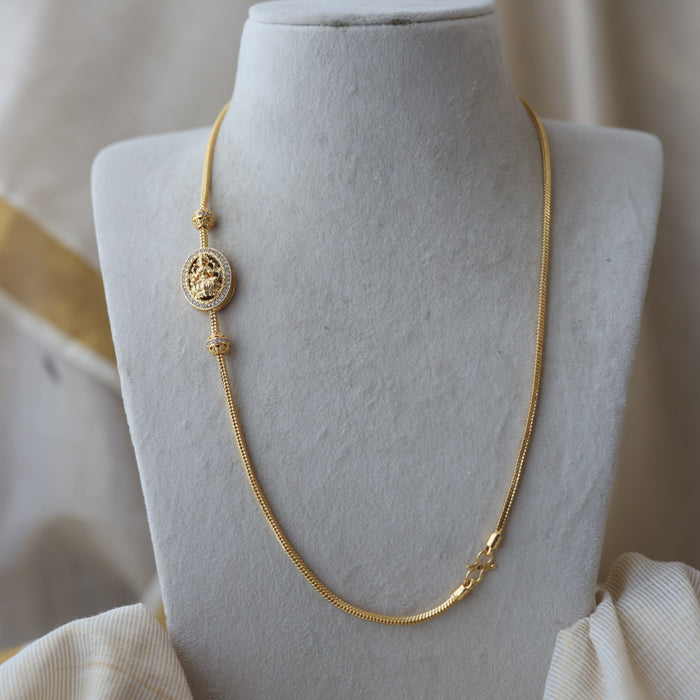 Heritage gold plated white stone kodi chain HC1083
