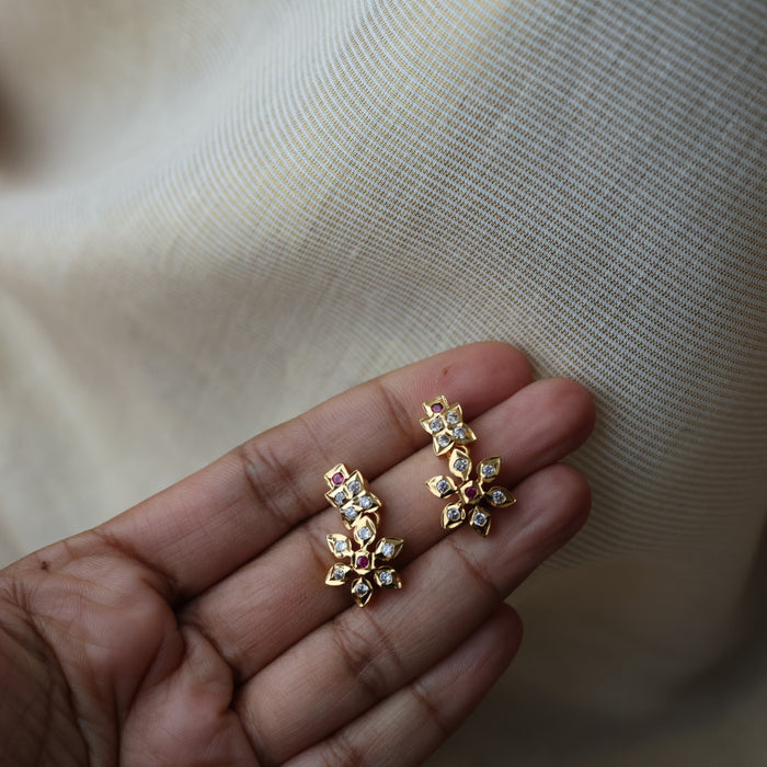 Heritage gold plated short necklace H1234