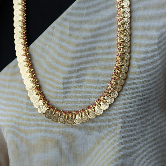 Heritage gold plated coin and mango design necklace/ waistchain  HL5643