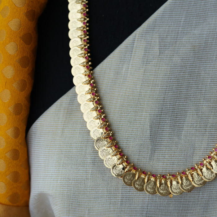Heritage gold plated coin and mango design necklace/ waistchain  HL5643