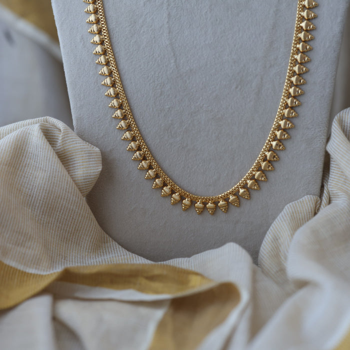 Heritage gold plated long necklace HL5011