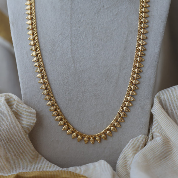 Heritage gold plated long necklace HL5011