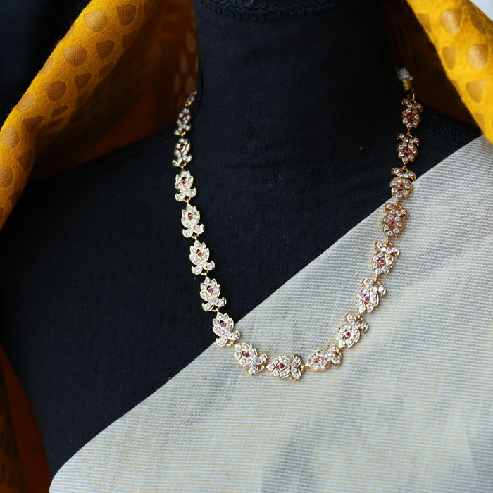 Heritage gold plated short necklace H1217