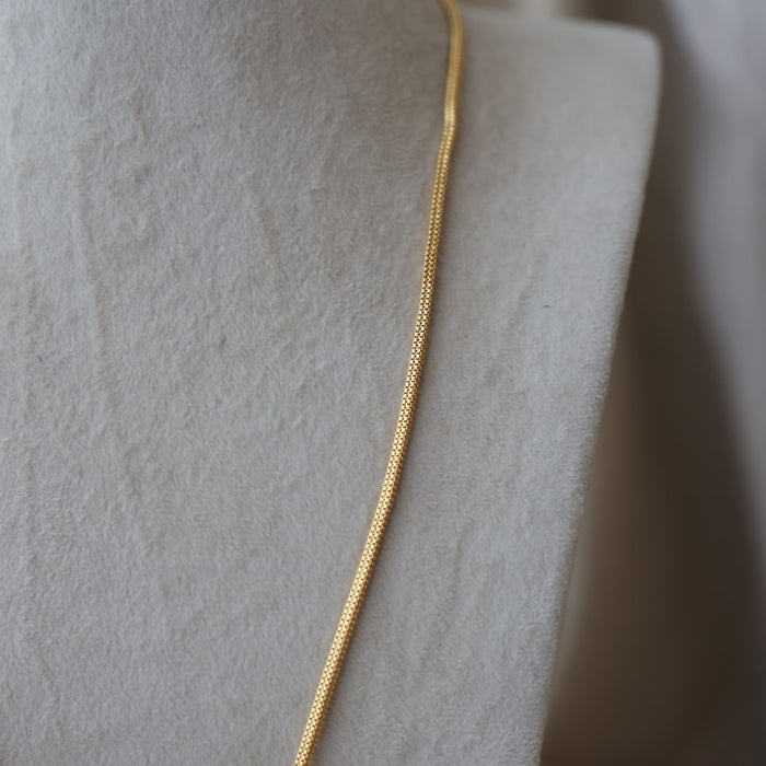 Heritage gold plated ruby white stone padakam long necklace  HP3011
