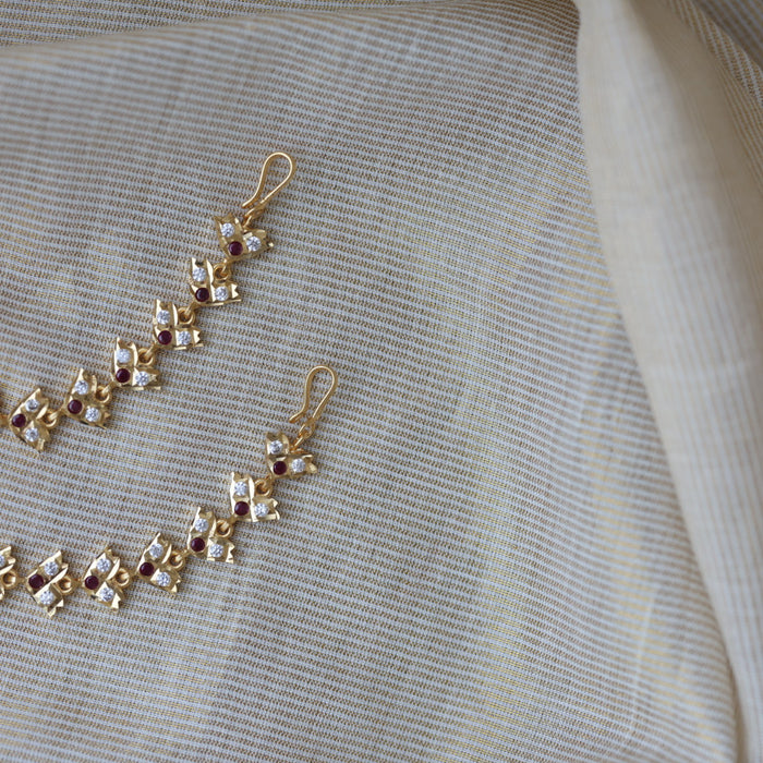 Heritage gold mattal ear accessories HM1213