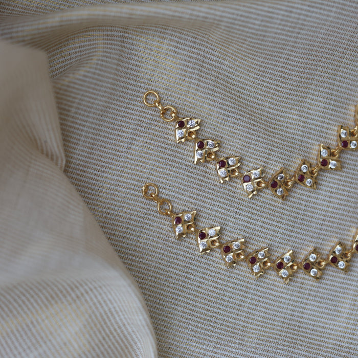 Heritage gold mattal ear accessories HM1213