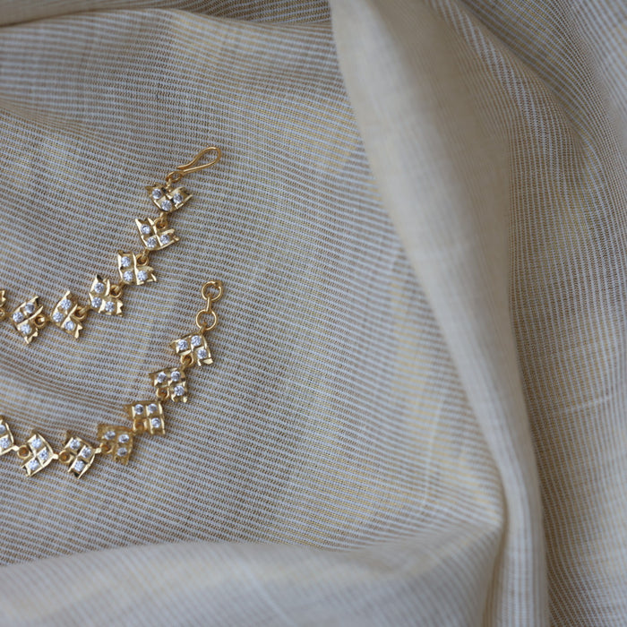 Heritage gold mattal ear accessories HM12172