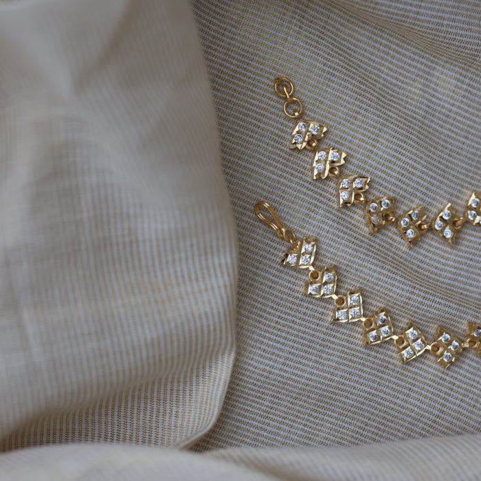 Heritage gold mattal ear accessories HM12172