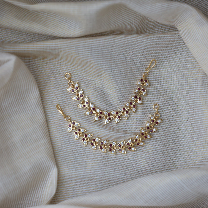 Heritage gold mattal ear accessories HM2811