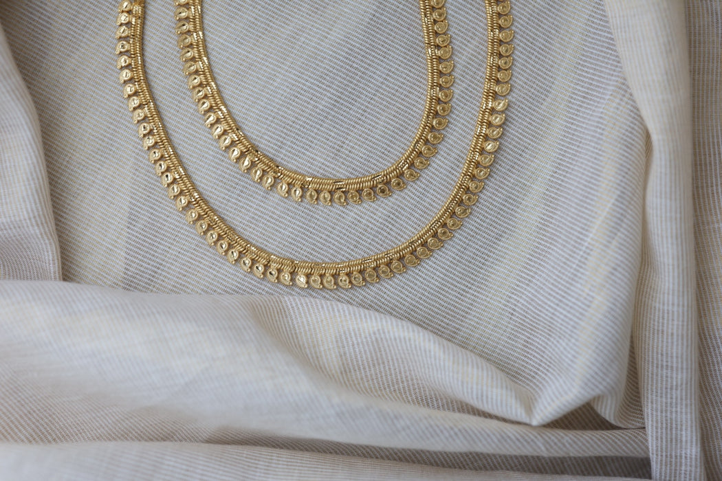 Heritage gold traditional anklet HAN3299